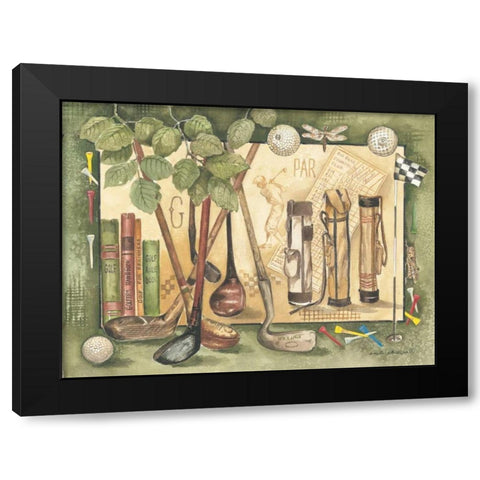Par Black Modern Wood Framed Art Print by Phillips, Anita