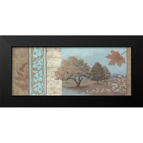 Fall Beauty Black Modern Wood Framed Art Print by Phillips, Anita