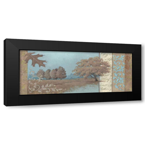 Fall Serenity Black Modern Wood Framed Art Print by Phillips, Anita