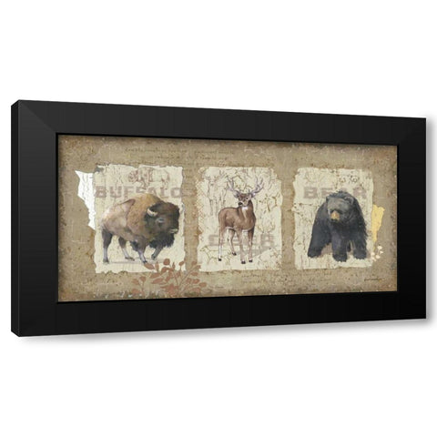 Woodlands I Black Modern Wood Framed Art Print by Phillips, Anita