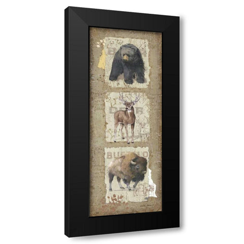 Woodlands III Black Modern Wood Framed Art Print by Phillips, Anita