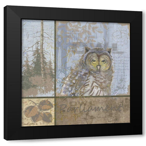 Parliament Black Modern Wood Framed Art Print by Phillips, Anita