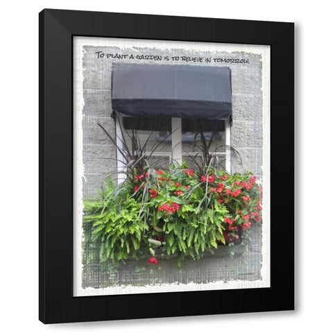 Windows of the World IV Black Modern Wood Framed Art Print by Phillips, Anita