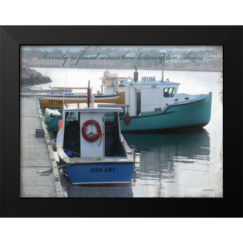 John Army Black Modern Wood Framed Art Print by Phillips, Anita