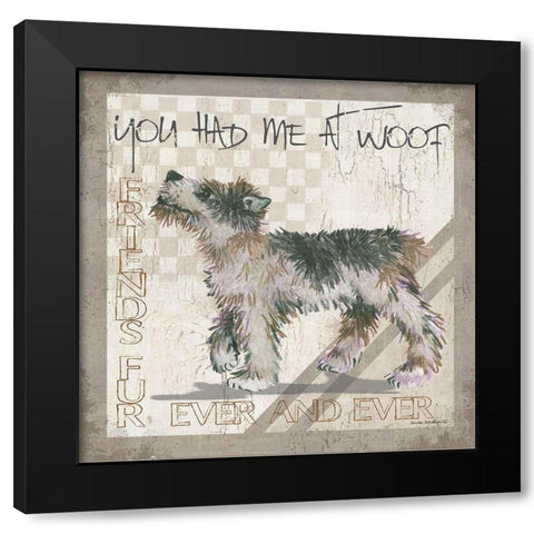 You Had Me Black Modern Wood Framed Art Print by Phillips, Anita