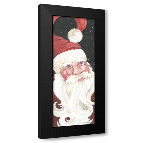 Santa Long II Black Modern Wood Framed Art Print with Double Matting by Phillips, Anita