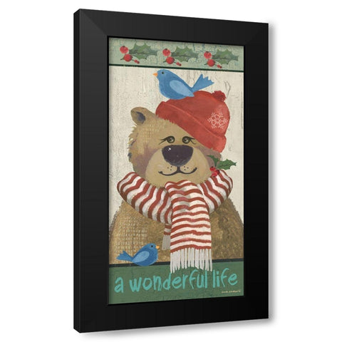 A Wonderful Life Black Modern Wood Framed Art Print by Phillips, Anita