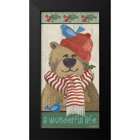A Wonderful Life Black Modern Wood Framed Art Print by Phillips, Anita