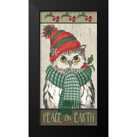 Peace on Earth Black Modern Wood Framed Art Print by Phillips, Anita