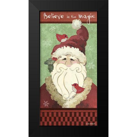 Believe in the Magic Black Modern Wood Framed Art Print by Phillips, Anita