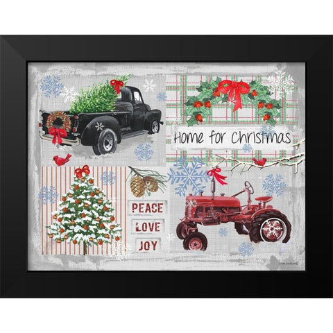 Nostalgia II Black Modern Wood Framed Art Print by Phillips, Anita