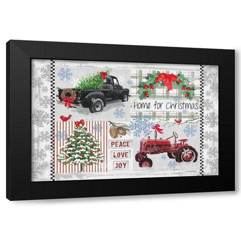 Nostalgia III Black Modern Wood Framed Art Print with Double Matting by Phillips, Anita