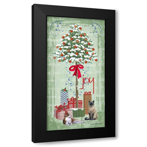Half Tree I Black Modern Wood Framed Art Print with Double Matting by Phillips, Anita