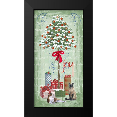 Half Tree I Black Modern Wood Framed Art Print by Phillips, Anita