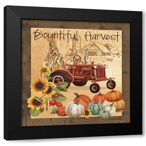 Bountiful Harvest II Black Modern Wood Framed Art Print with Double Matting by Phillips, Anita