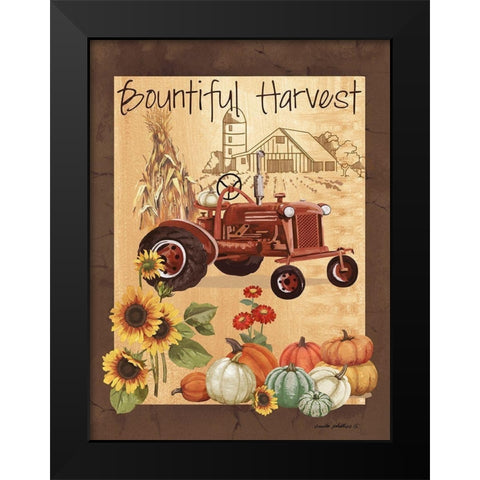 Bountiful Harvest III Black Modern Wood Framed Art Print by Phillips, Anita