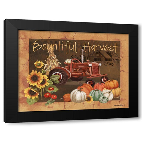 Bountiful Harvest IV Black Modern Wood Framed Art Print by Phillips, Anita