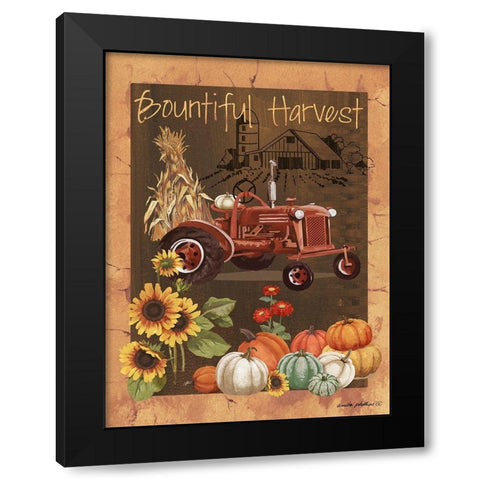 Bountiful Harvest VI Black Modern Wood Framed Art Print with Double Matting by Phillips, Anita