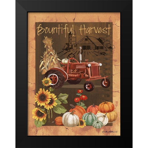 Bountiful Harvest VI Black Modern Wood Framed Art Print by Phillips, Anita