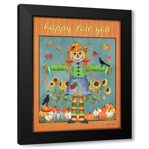 Sunflower Seeds Black Modern Wood Framed Art Print by Phillips, Anita