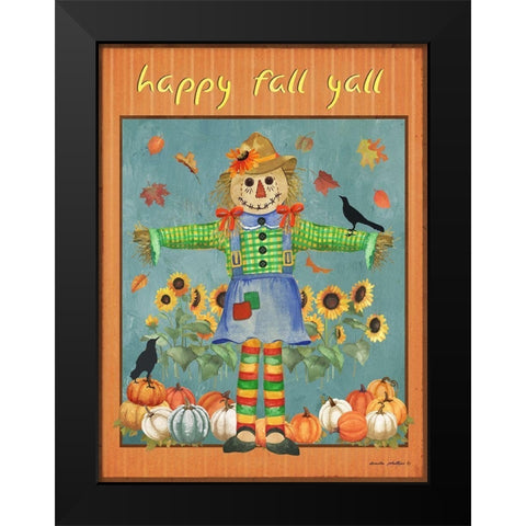 Sunflower Seeds Black Modern Wood Framed Art Print by Phillips, Anita