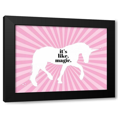 Its Like, Magic Black Modern Wood Framed Art Print with Double Matting by Hutchins, Ashley