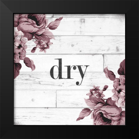 Dry Black Modern Wood Framed Art Print by Hutchins, Ashley
