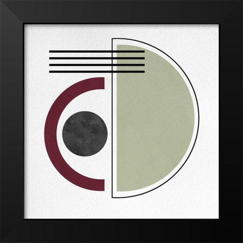 Geo IV Black Modern Wood Framed Art Print by Hutchins, Ashley