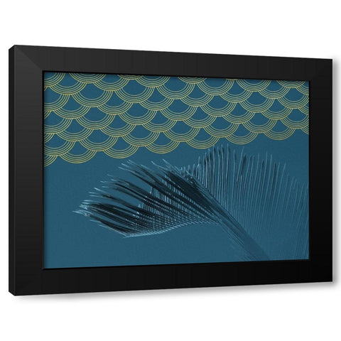 Teal II Black Modern Wood Framed Art Print by Hutchins, Ashley