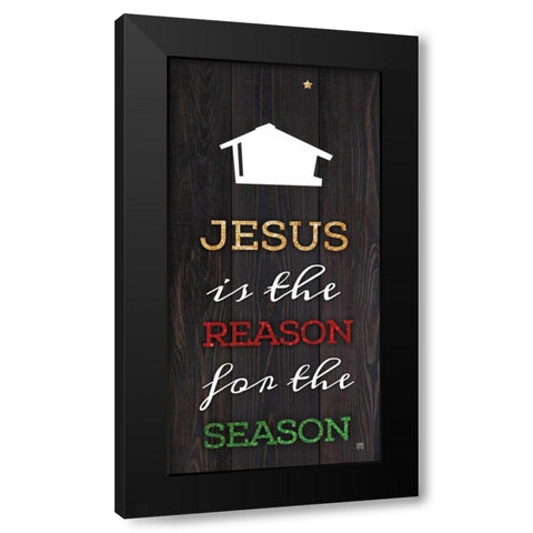 The Reason Black Modern Wood Framed Art Print with Double Matting by Perrenoud, Aubree