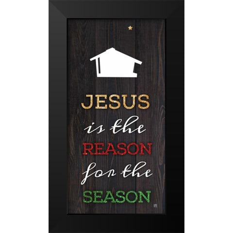 The Reason Black Modern Wood Framed Art Print by Perrenoud, Aubree