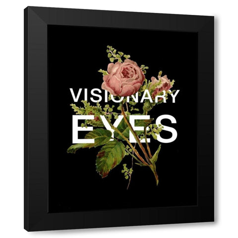 Visionary Eyes Black Modern Wood Framed Art Print with Double Matting by Perrenoud, Aubree