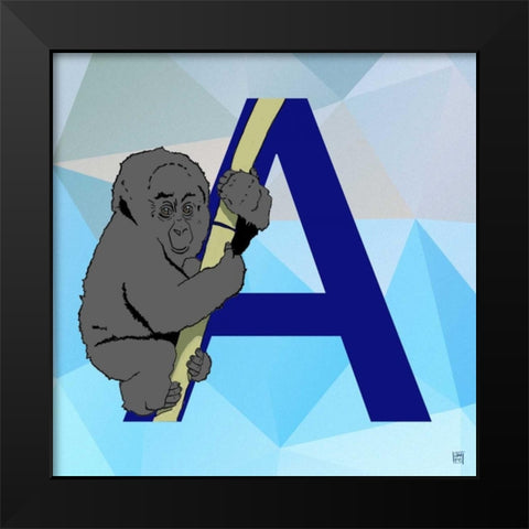 A Black Modern Wood Framed Art Print by Perrenoud, Aubree