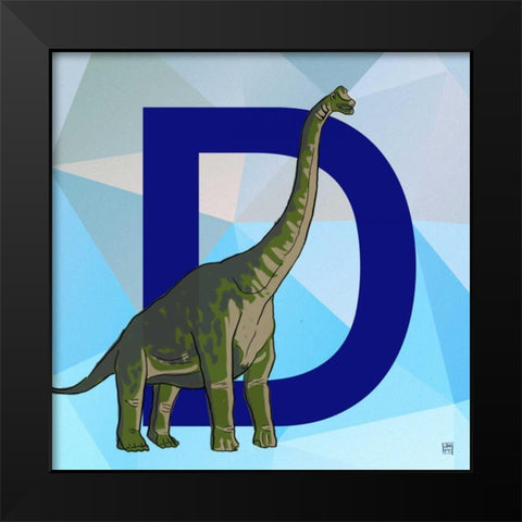 D Black Modern Wood Framed Art Print by Perrenoud, Aubree