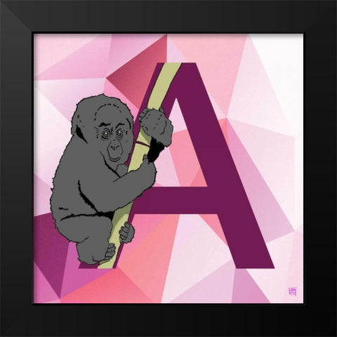 A Black Modern Wood Framed Art Print by Perrenoud, Aubree