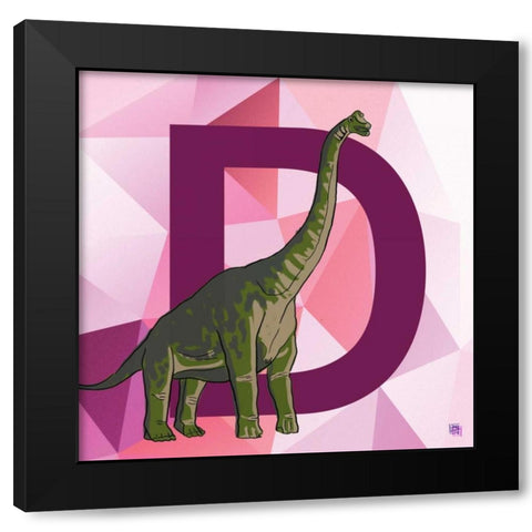 D Black Modern Wood Framed Art Print by Perrenoud, Aubree