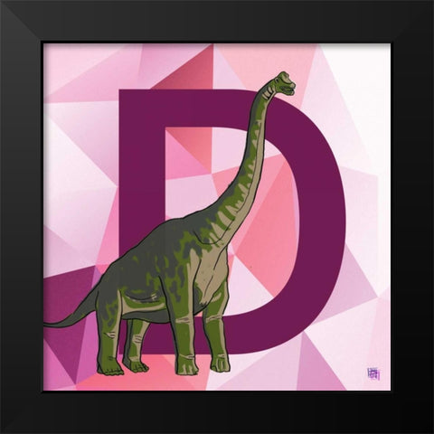 D Black Modern Wood Framed Art Print by Perrenoud, Aubree