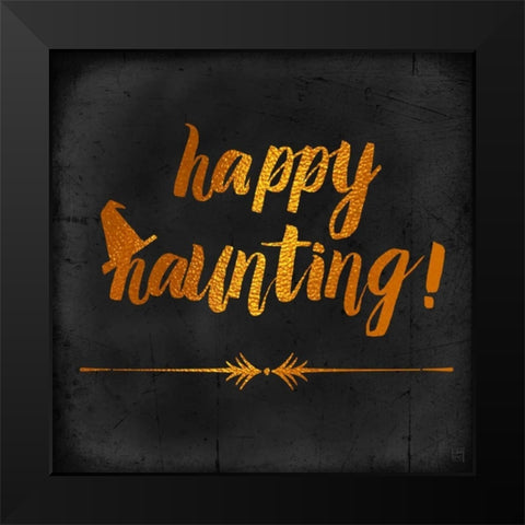 Happy Haunting Black Modern Wood Framed Art Print by Perrenoud, Aubree