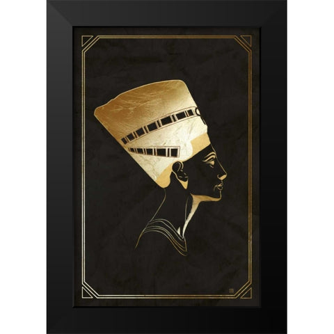 Queen Black Modern Wood Framed Art Print by Perrenoud, Aubree