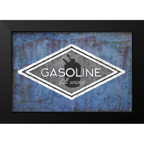 Gasoline Black Modern Wood Framed Art Print by Perrenoud, Aubree