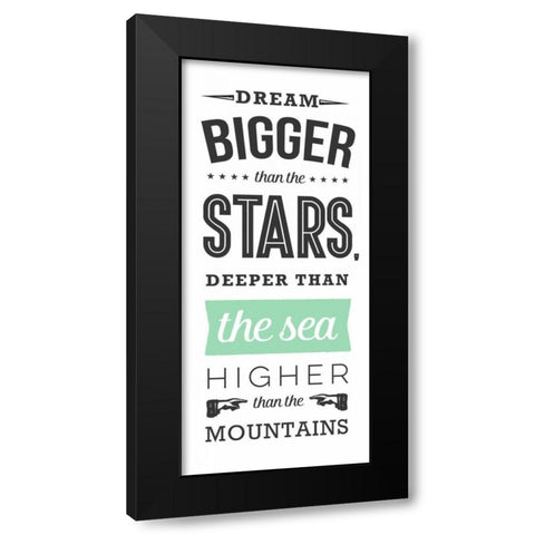 The Sea - White Black Modern Wood Framed Art Print by Perrenoud, Aubree