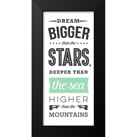 The Sea - White Black Modern Wood Framed Art Print by Perrenoud, Aubree