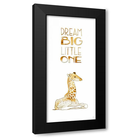 Dream Little One Black Modern Wood Framed Art Print with Double Matting by Perrenoud, Aubree