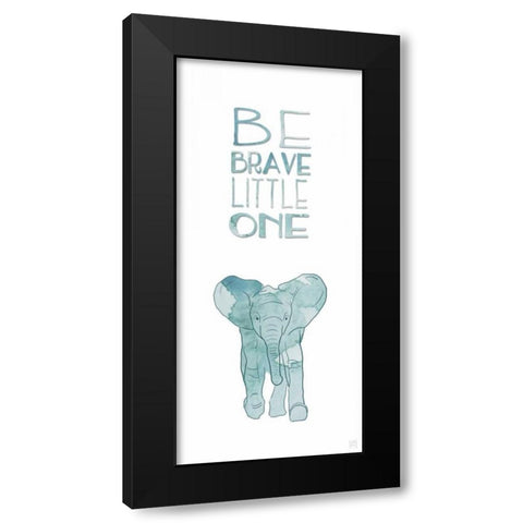 Brave Little One Black Modern Wood Framed Art Print by Perrenoud, Aubree