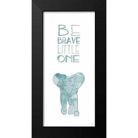 Brave Little One Black Modern Wood Framed Art Print by Perrenoud, Aubree