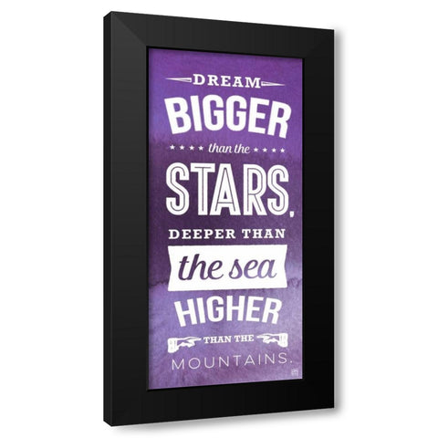 The Sea Dark Black Modern Wood Framed Art Print with Double Matting by Perrenoud, Aubree