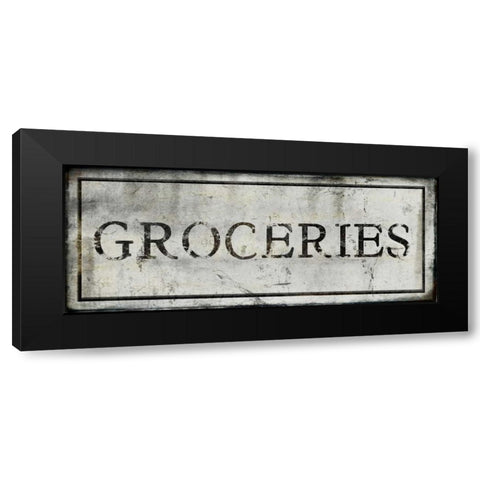 Groceries Black Modern Wood Framed Art Print with Double Matting by Perrenoud, Aubree