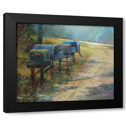 Godsent Black Modern Wood Framed Art Print by Bansemer, Roger