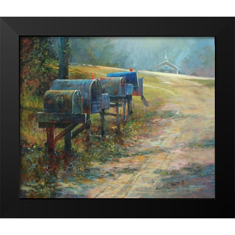 Godsent Black Modern Wood Framed Art Print by Bansemer, Roger