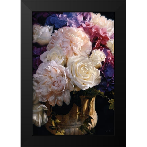 Rhapsody in Bloom - Vertical Black Modern Wood Framed Art Print by Bogle, Collin